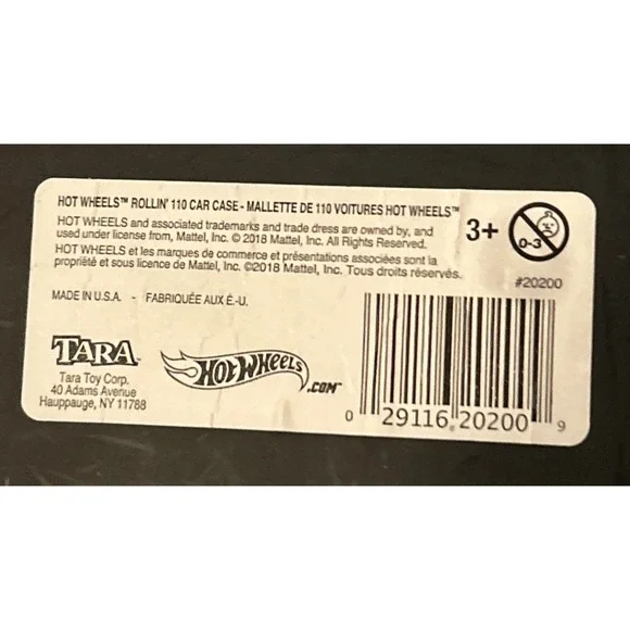 Hot wheels carrying case‎ 110 car capacity telescope handle & wheels USA 1/64 - Picture 8 of 8